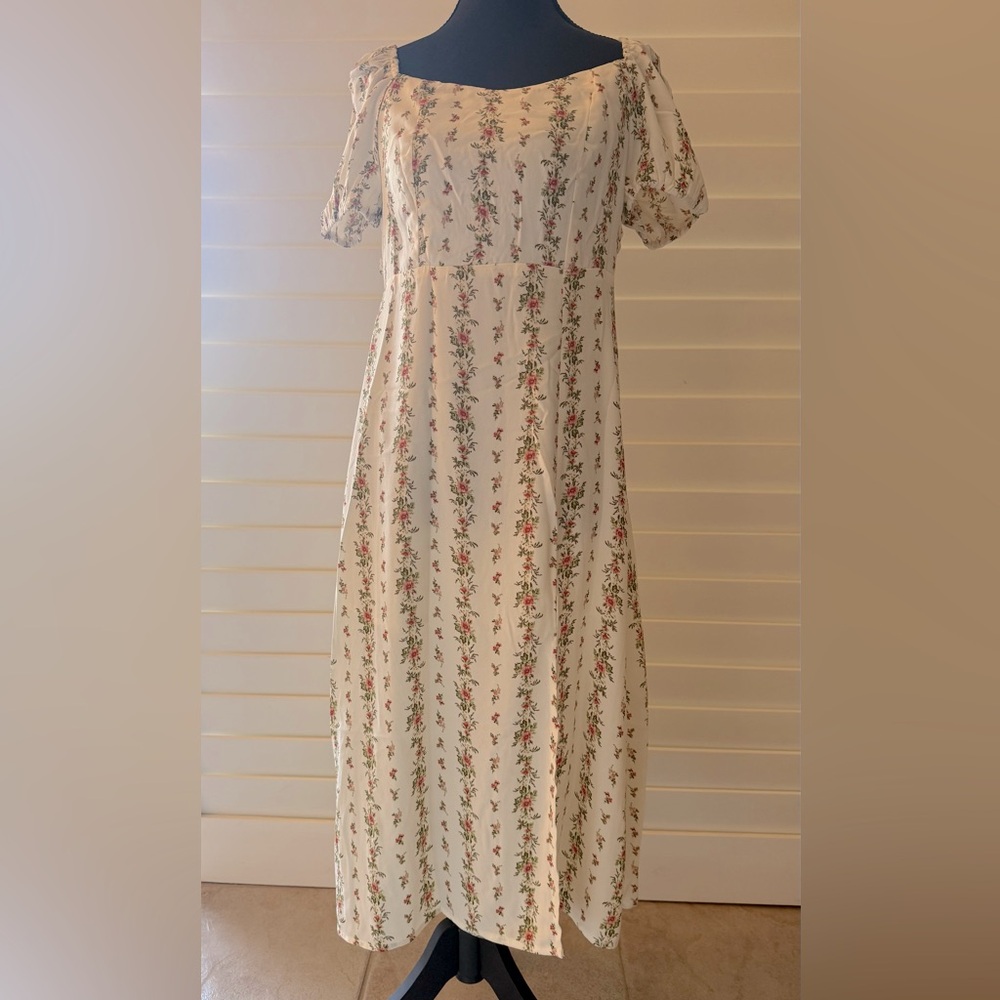 Moonsea Cream Puff Sleeve Sundress